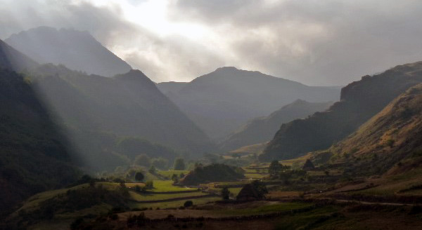 The upper Somiedo Valley from La Peral © John Muddeman