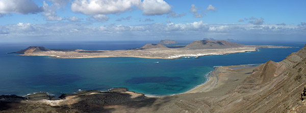 La Graciosa from N Lanzarote © John Muddeman